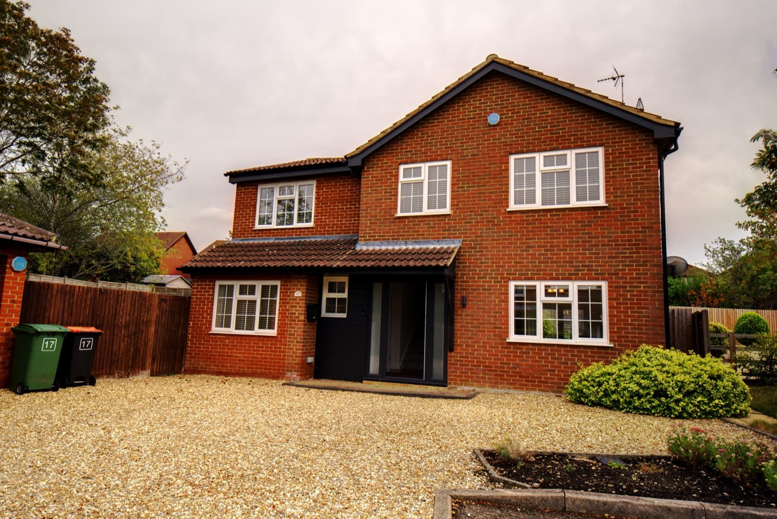 Residential property front exterior and driveway